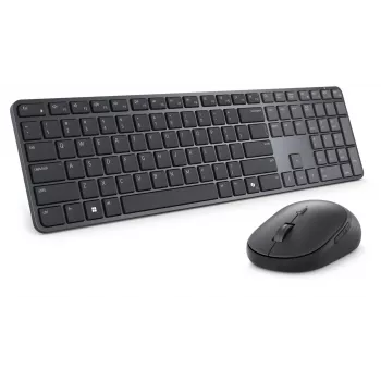 DELL Pro 7 plāns KM726 tastatūra Pele iekļauta Mājām/Birojam RF Bezvadu + Bluetooth QWERTY US International Melna