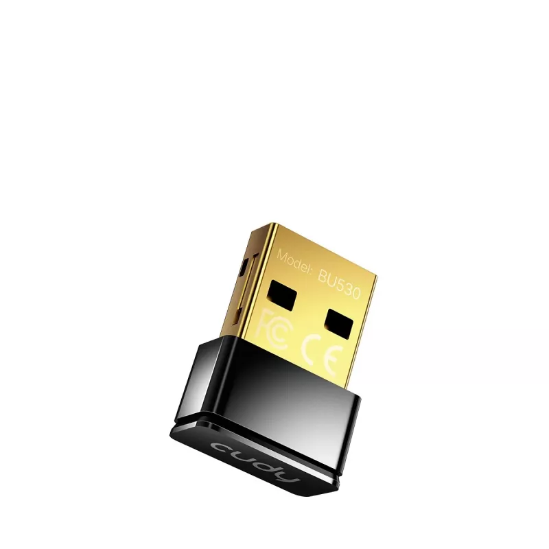 Bluetooth adapteris Cudy BU530 USB Type-A, melns, Bluetooth izeja, Windows 8.1 atbalsts