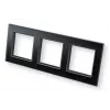 eQ-3 Homematic IP 162150A1 stikla rāmis, 3 vietu, melns