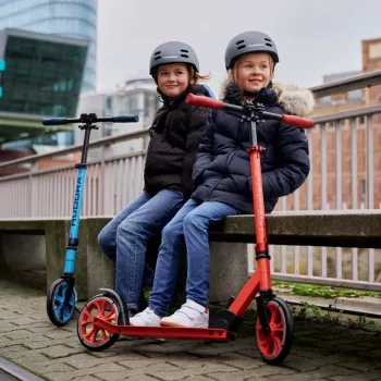 Kick scooter HUDORA Up 200, model 14452, sarkans