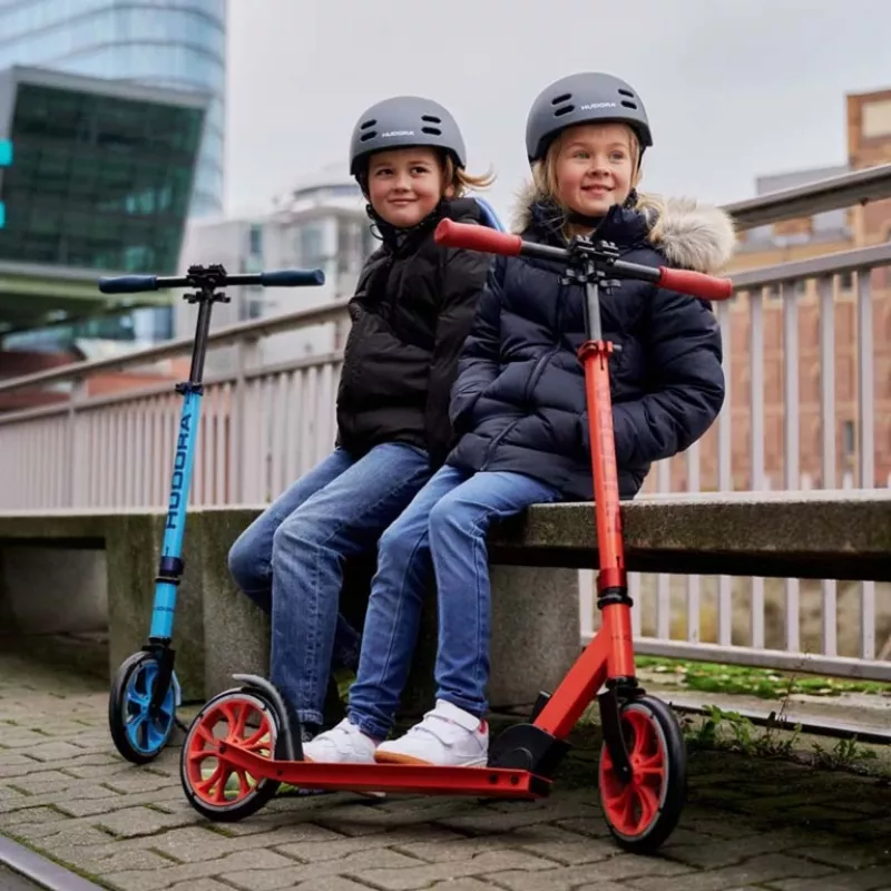 Kick scooter HUDORA Up 200, model 14452, sarkans