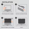 Qoltec Filtro Privacy GDPR MacBook Air 13 6 Magnētiskais Acu Aizsargs (13.60, 16:9), Aizsargplēve Portatīvajam Datoram