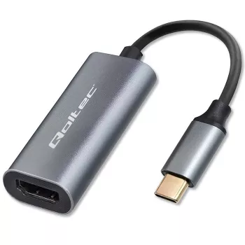 Adapter USB-C to HDMI 4K 60Hz 32AWG QOLTEC