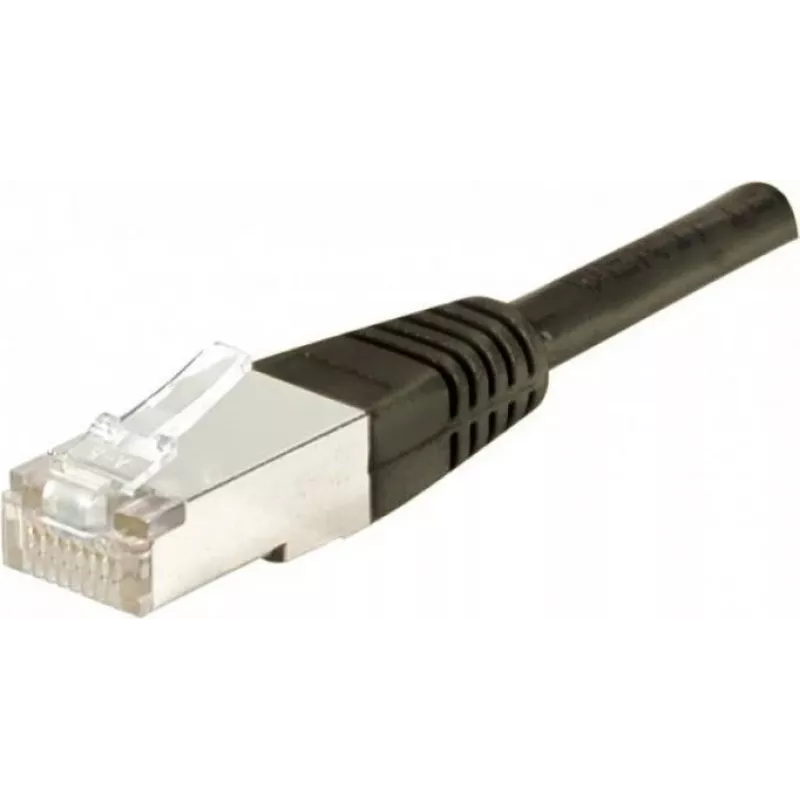 Tīkla kabelis Dexlan 858377 Melns 1.5m Cat6a S/FTP