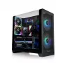 Mid-tower korpuss THERMALTAKE View 390 TG Melns, rūdīta stikla paneļi, ATX/mATX/ITX atbalsts