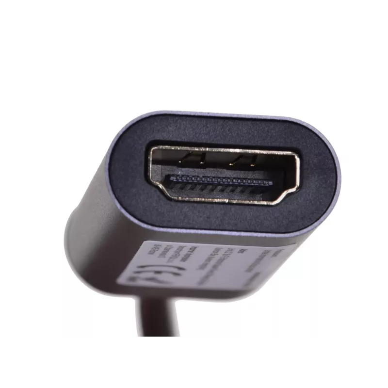 UNITEK V1420A Video kabeļa adapteris 0,15 m USB Type-C HDMI Pelēks
