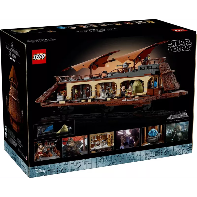 LEGO Star Wars komplekts Jabba's Barge 75397 — 3943 gabali, 11 minifigūras, vecums 18+