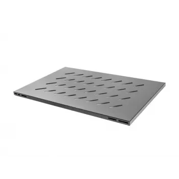 Rack shelf Lanberg AK-1015-B Melns Metal 480.5x580x21.5mm