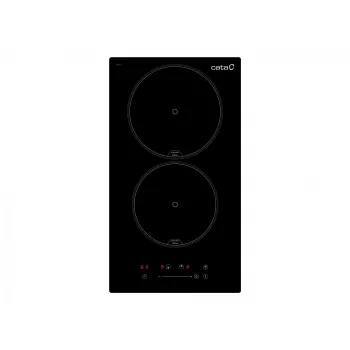 CATA | Hob | ISB 3102 BK | Induction | Number of burners/cooking zones 2 | Slider | Timer | Melns