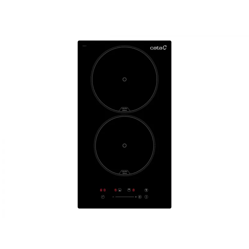 CATA | Hob | ISB 3102 BK | Induction | Number of burners/cooking zones 2 | Slider | Timer | Melns