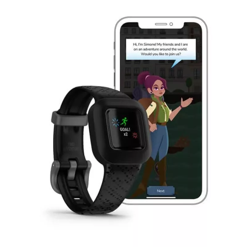 Garmin Vivofit Jr. 3 MIP aproces aktivitātes izsekotājs 1,4 cm (0,55 inch) Melns