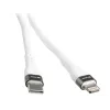 Kabelis Type C - Lightning 1m Balts