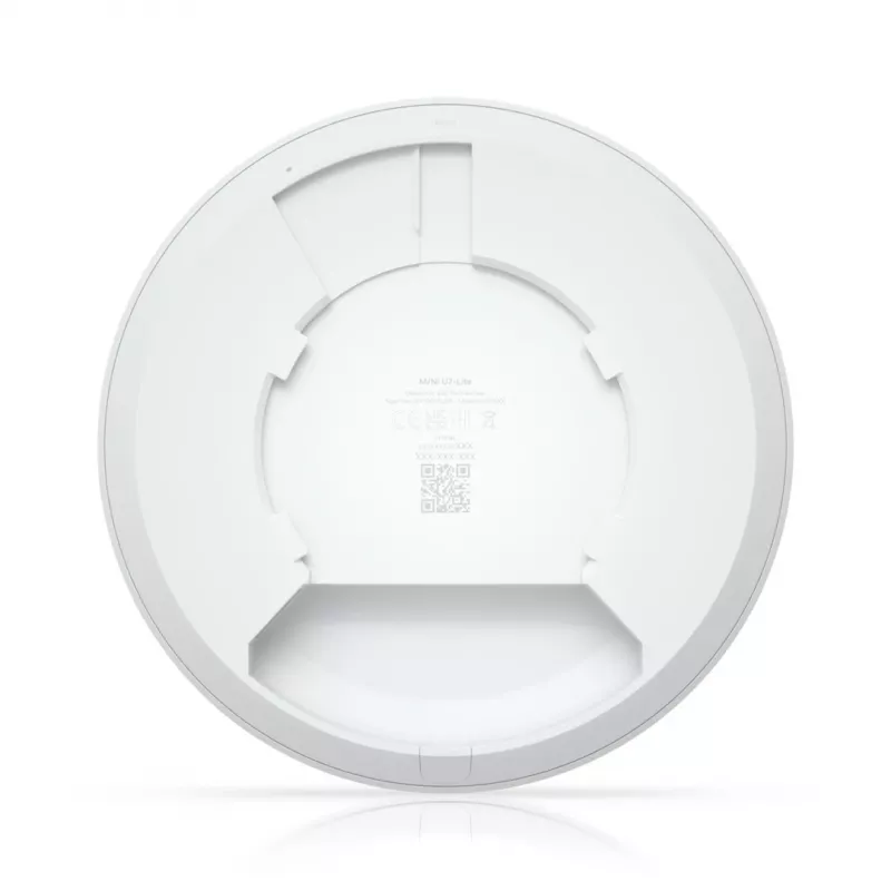 Bezvadu piekļuves punkts UBIQUITI U7 Lite — divu joslu 2,4/5 GHz, Wi‑Fi 6 (802.11ax), 4300 Mbps, PoE, griestu/sienas stiprinājums