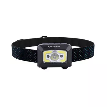 Superfire X30 galvaslampa, 340 lm, USB, 5 režīmi, 130 m