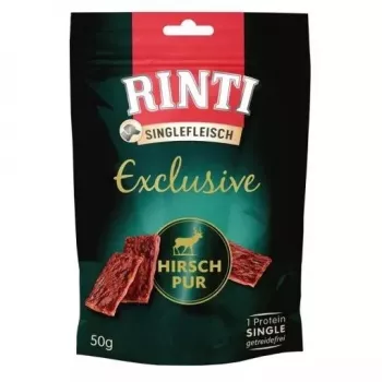 RINTI Singlefleisch Exclusive Deer - suņu našķis - 50g
