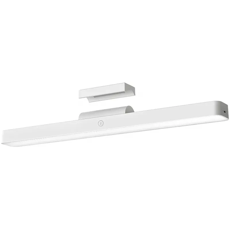 Xiaomi Magnetic Reading Light Bar Rectangular 5 W — balts, 360×40×37 mm, uzlādējama baterija, CRI 90, 4000 K