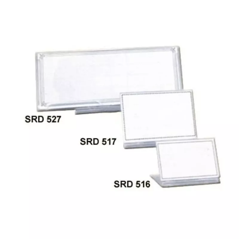 Galda kartiņa Nenurodyta SRD-527/EOL 200 x 80 mm — galda norāde, tukša