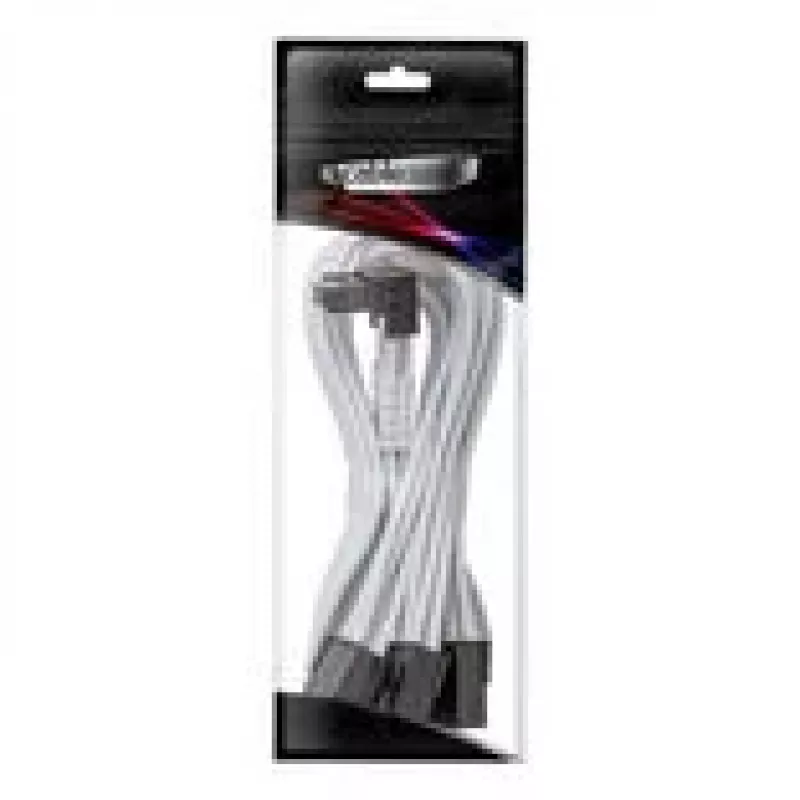 CableMod Pro ModMesh 12V-2x6-kabelis, 3x 8-Pin, StealthSense – balts, var. A