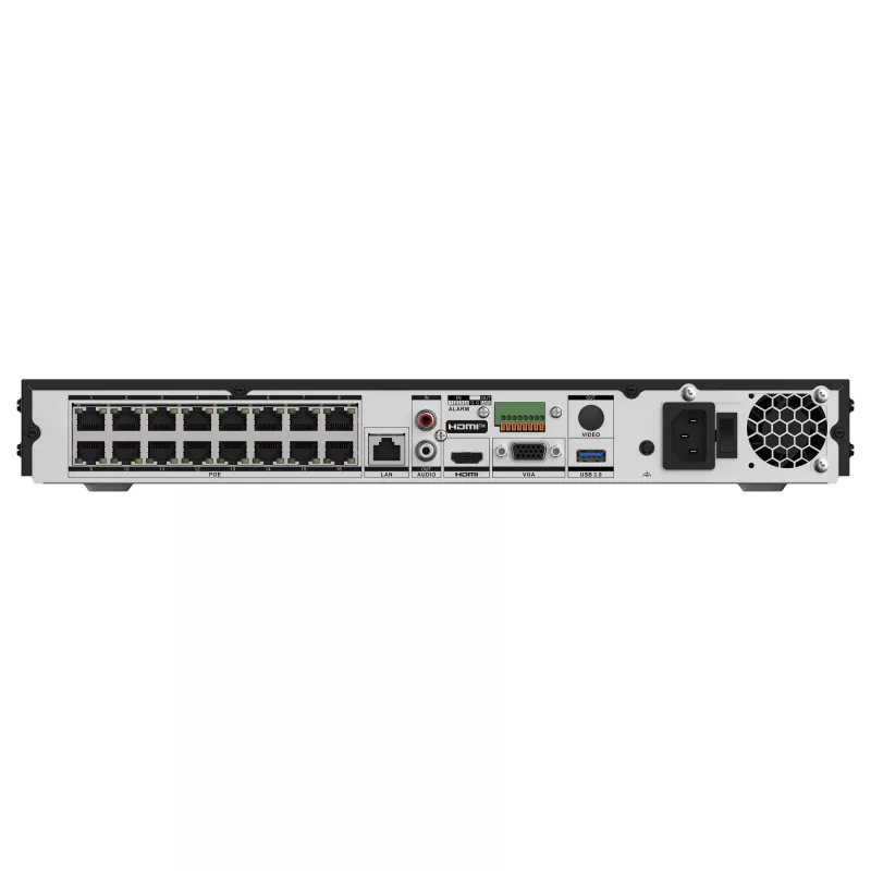Tīkla videoreģistrators Hikvision DS-7616NXI-I2/16P/VPRO 1U Melns