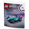 30734 Speed Champions F1 ACADEMY Mini-Auto, Konstrukcijas rotaļlieta polimaisiņā