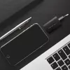 Qoltec 50766 mobilās ierīces lādētājs klēpjdatoram, pārnēsājamai spēļu konsolei, power bank, viedtālrunim, viedpulkstenim, planšetdatoram Melns AC Ātrā uzlāde Iekštelpām
