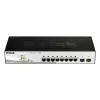 D-Link DGS-1210-08P/E pārvaldāms L2 Gigabit Ethernet (10/100/1000) Power over Ethernet (PoE) melns