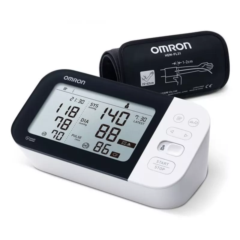 Omron M7 Intelli IT augšdelma automātiskais asinsspiediena mērītājs 2 lietotājiem