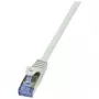 Tīkla kabelis LogiLink Cat6a S/FTP RJ-45 7.5m Pelēks
