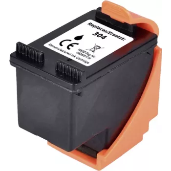 Renkforce Ink aizstāj HP 304 (N9K06AE) saderīga melna RF-I-HP304BK RF-5655890 (RF-5655890)