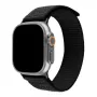 Maiņas neilona siksniņa FIXED Sporty Strap Fixed FIXNST2-1029-BK Apple Watch Ultra 49mm, melna, 160–210 mm garums