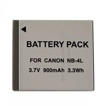 Atkārtoti uzlādējama baterija extra digital NB-4L Canon ierīcēm, litija jonu, aizstāj Canon NB-4L