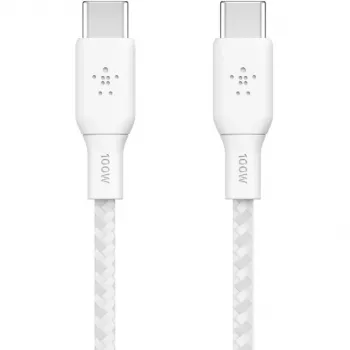 Belkin BOOST CHARGE USB 2.0 2m USB C kabelis, balts