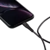 CANYON kabelis MFI-4 Type-C uz Lightning 1,2m Melns