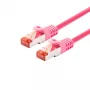 Tīkla kabelis LOGON TCR66SS070M Cat6 S/FTP (S-STP) fuksīna krāsā, 7 m, RJ-45—RJ-45
