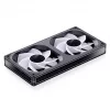 Jonsbo ZB-240BR 120 mm reversās lāpstiņas ARGB PWM 2 gab. korpusa ventilatori - melni