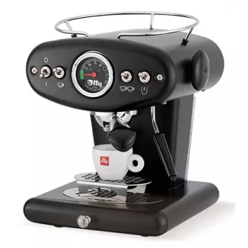 illy X1 Anniversary kafijas automāts maltai kafijai un E.S.E. spilventiņiem (melns)