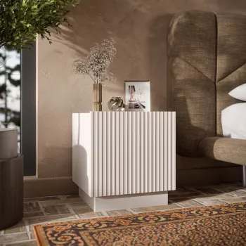 Naktsgaldiņu komplekts Cama meble LIVERTI 2 gab., 45×42×47 cm, kašmira krāsa, MDF un skaidu plātne