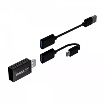 Bezvadu radio automašīnas adapteris MAXCOM MC02 Wave ar Bluetooth savienojumu automašīnas audio straumēšanai