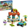 LEGO Friends pludmales smūtiju stends – bērnu rotaļu ēdiena komplekts, dāvanu ideja meitenēm un zēniem vecumā no 6 gadiem ar 2 mini lellēm, bruņurupuča figūriņu un a