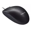 Logitech M90 vadu optiskā biroja pele — 1000 DPI, piemērota abām rokām, USB Type-A, melna