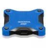 Ārējais SSD ADATA SD620 512 GB, USB 3.2 Gen 2 Micro-USB B, zils, silikona korpuss, triecienizturīgs