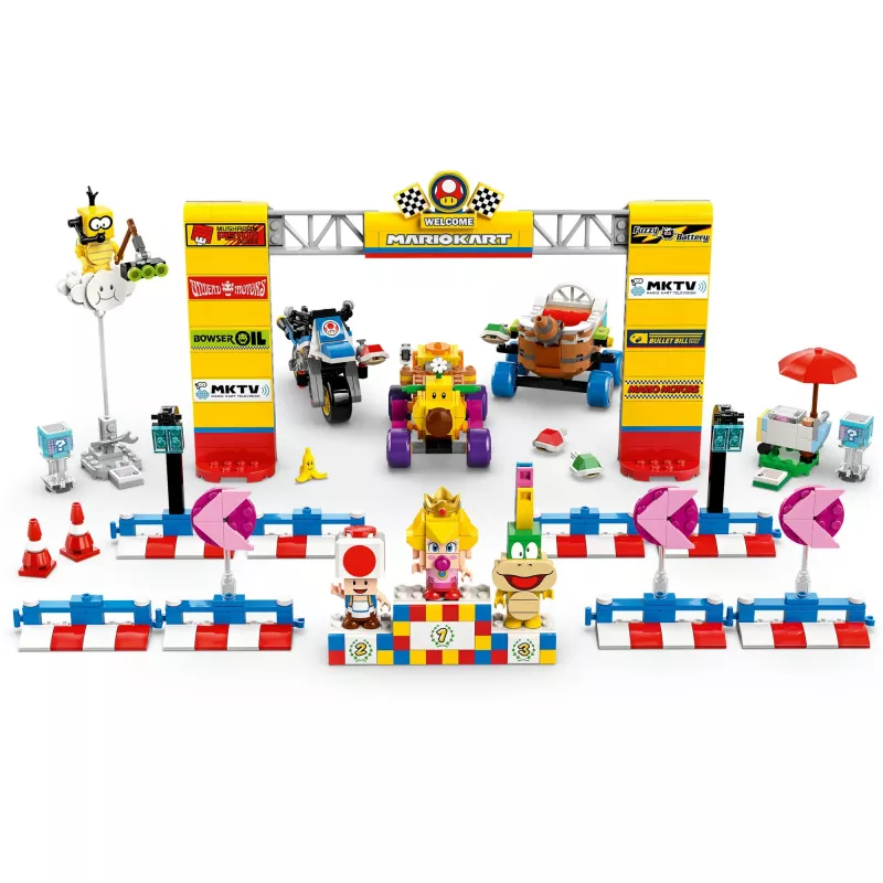 Bricks Mario Kart - Baby Peach & Grand Prix komplekts