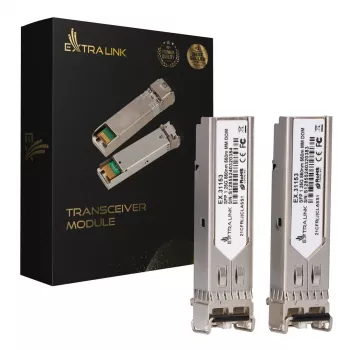 SFP Module Extralink 1.25Gbps LC/UPC 850nm 550m multimode (2-pack)
