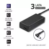 Qoltec 50090.90W strāvas adapteris/pārveidotājs iekštelpām melns