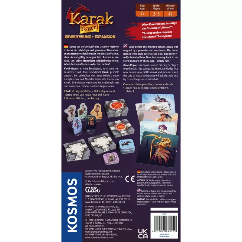 Karak Regent, galda spēles paplašinājums