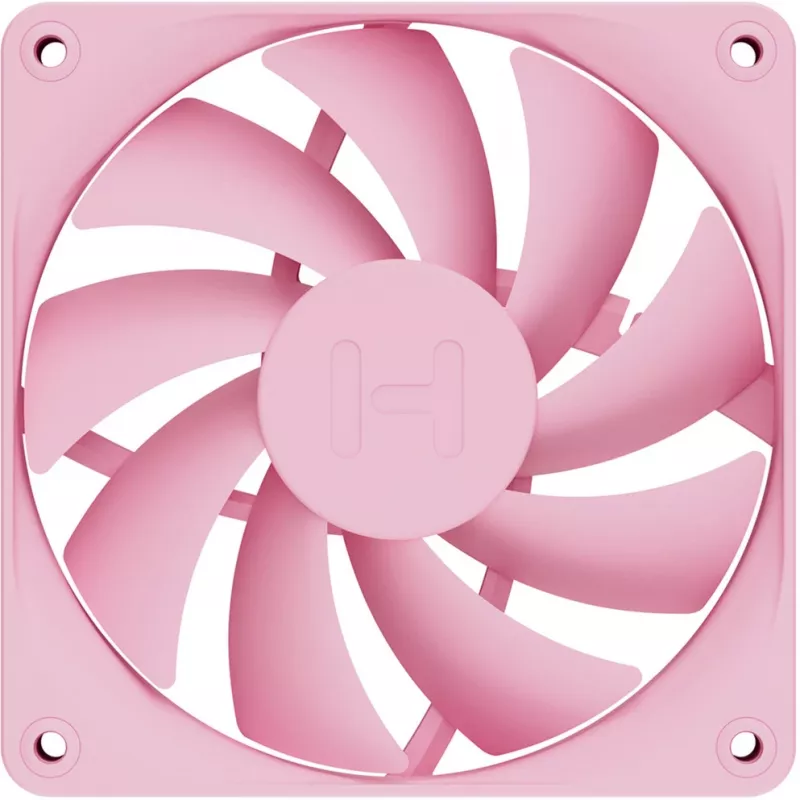 Datora dzesēšanas ventilators HYTE FA12-SM-4 120 mm, 1500 apgr./min, 72 m³/h, 1.6 mmH2O, FDB, rožu krāsa, 4 gab.