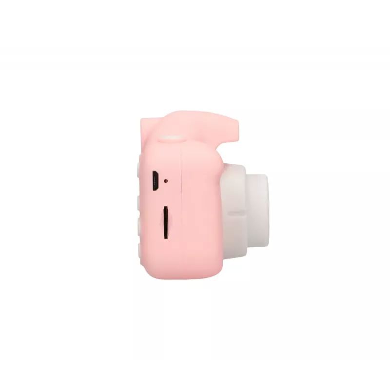 Bērnu digitālā kamera Extralink H28 SINGLE PINK — rozā/balta, vecumam no 3 gadiem