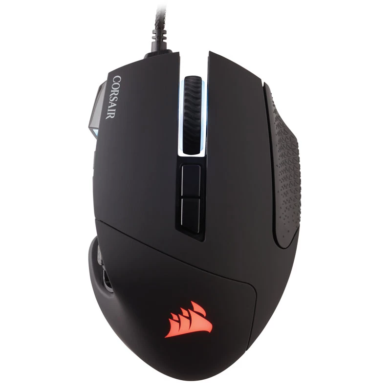 Corsair Gaming pele Scimitar RGB Elite Optical Wired 17 taustiņi 18000 dpi melns