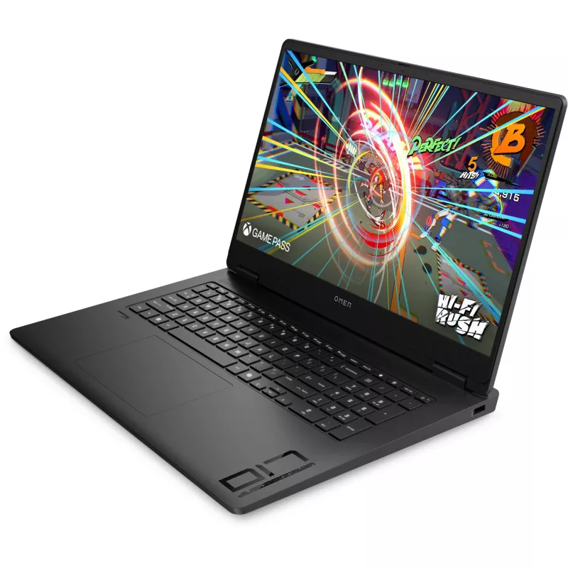 HP OMEN 17-db1071ng spēļu klēpjdators – 17,3 collu FHD 144Hz, Ryzen AI 7 350, 16GB RAM, 1TB SSD, RTX 5050 (BV8F5EA#ABD)