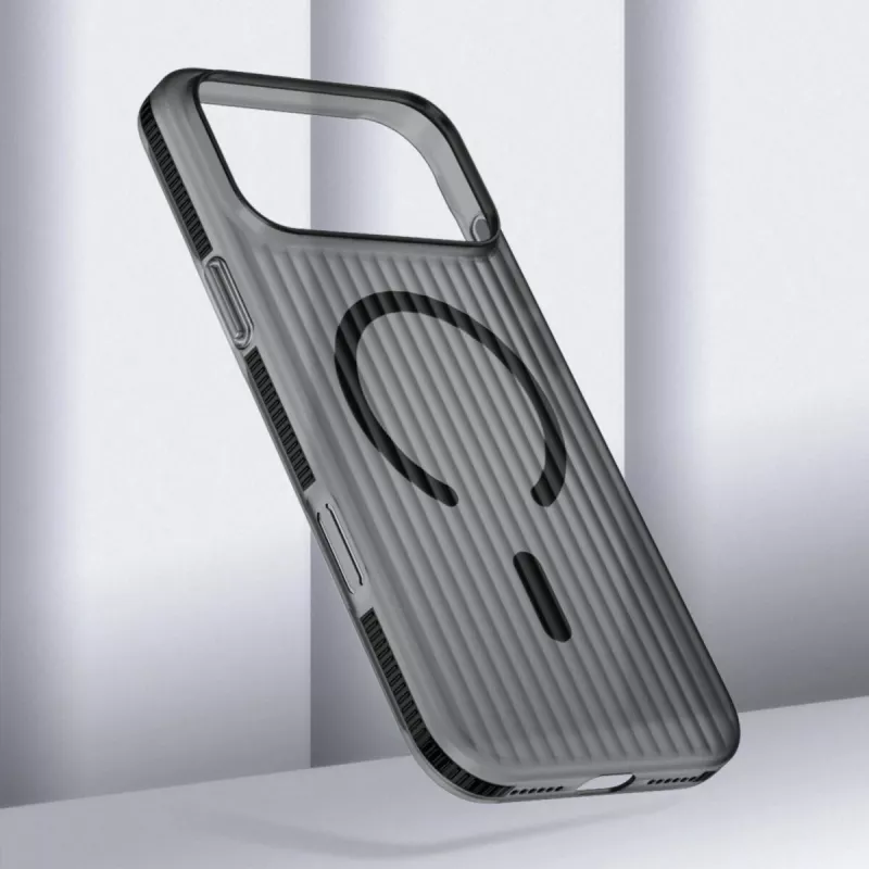 4smarts dizaina maciņš Aero iPhone 17 Pro Max, melns (541642)